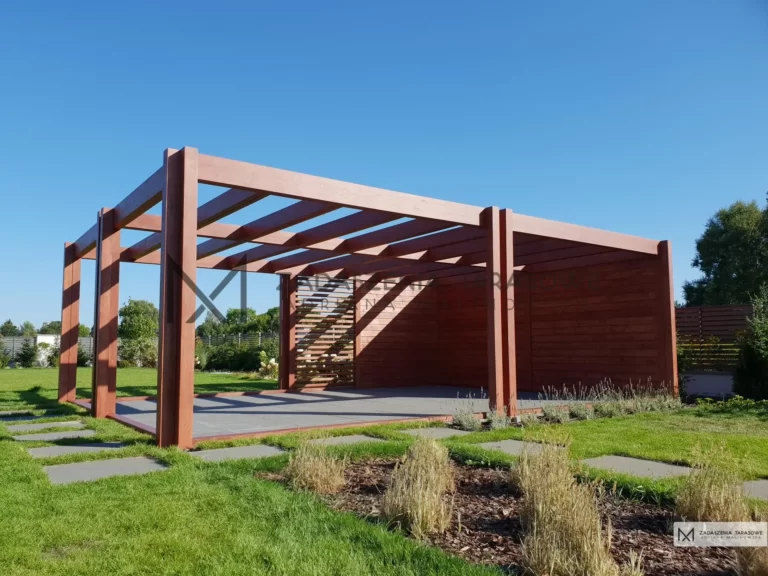 altana drewniana typ pergola