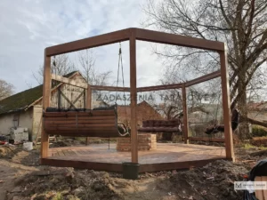 altana pergola ośmiokątna