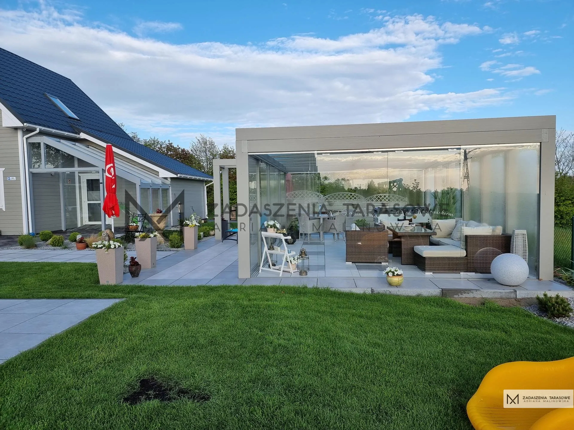 altana wiata ogrodowa nowoczesna