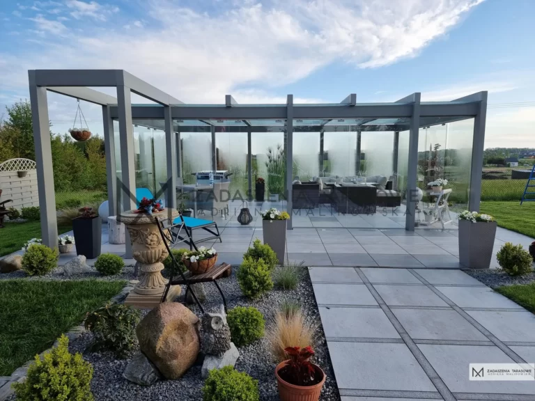 nowoczesny wygląd altany