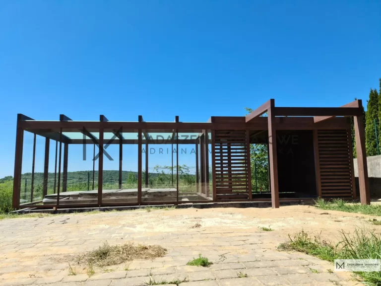 zadaszenie basenu wolnostojące