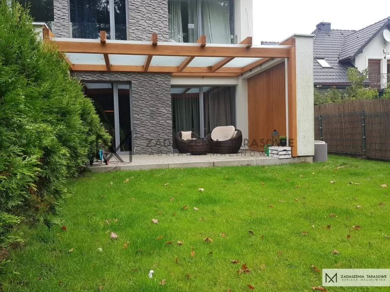 drewniane zadaszenia tarasów zdjęcia