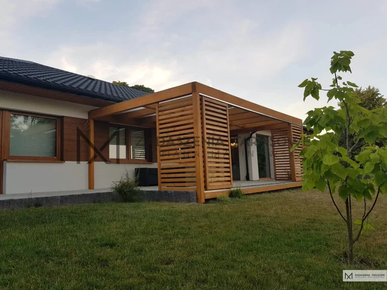 drewno konstrukcyjne na zadaszenie tarasu