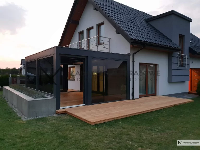 ogród zimowy nowoczesny konstrukcja