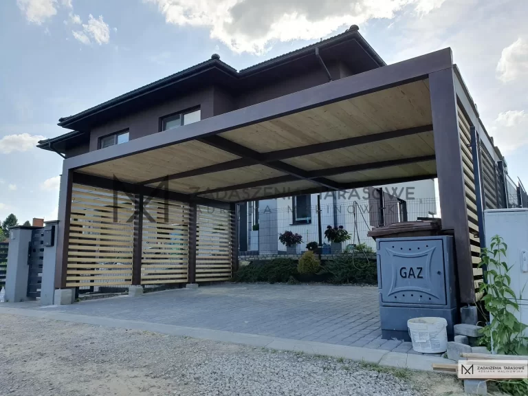 zadaszenie tarasu i wiata drewniana