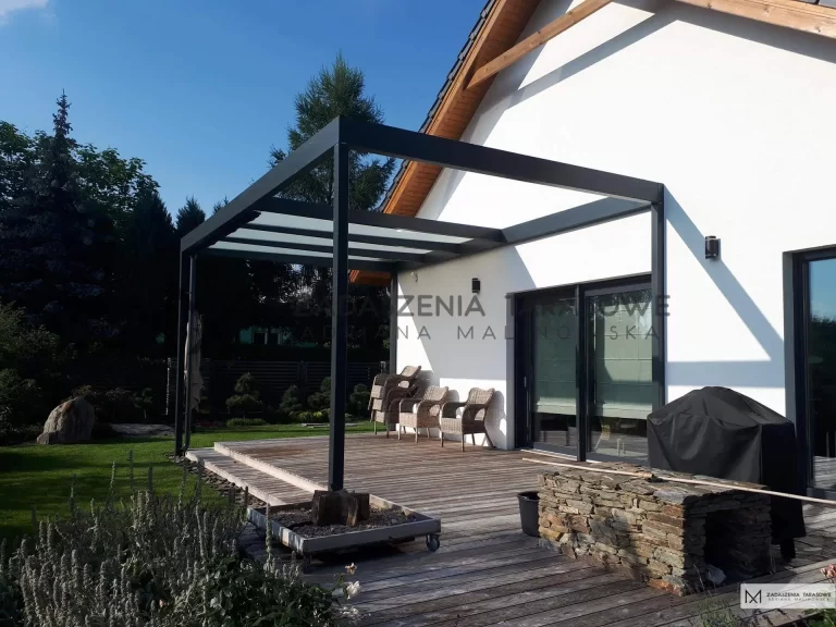 nowoczesne tarasy zadaszone