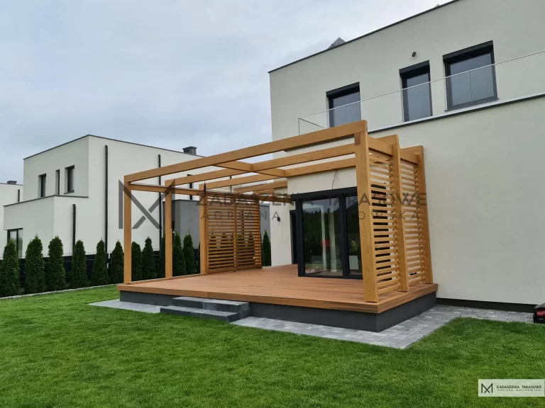 nowoczesna pergola na taras