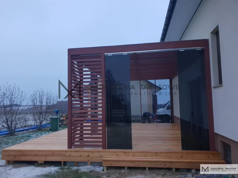 zadaszenie tarasu i szkło