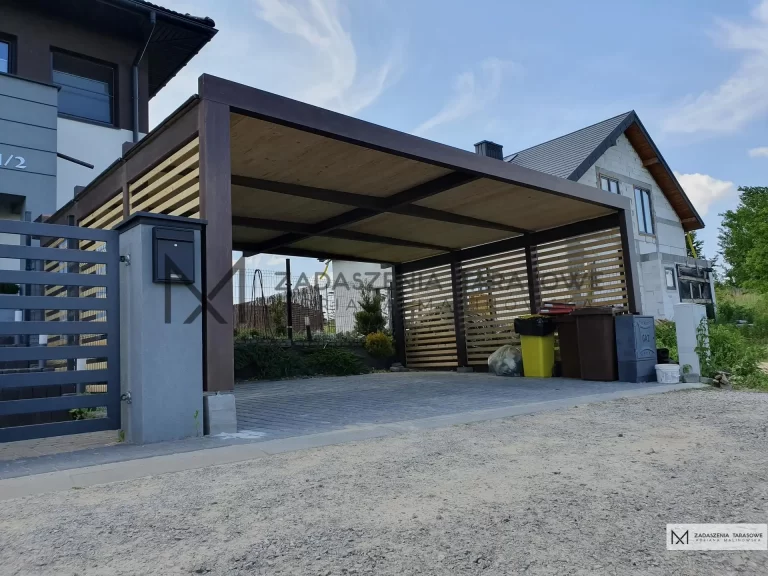 wiata drewniana wolnostojąca