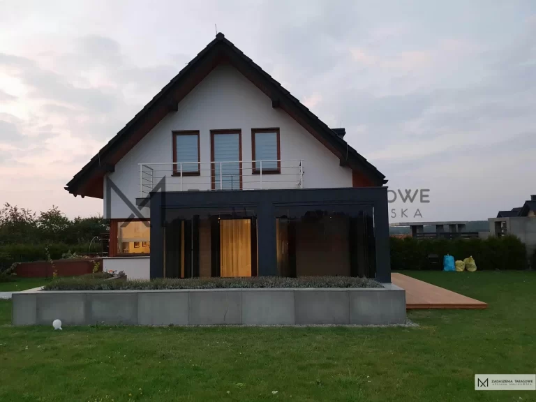 wykończenie zadaszenia tarasu