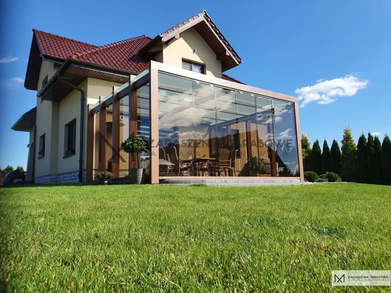 zadaszenie na taras proste