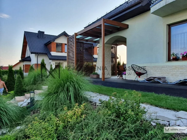 zadaszenie pergoli tarasowej