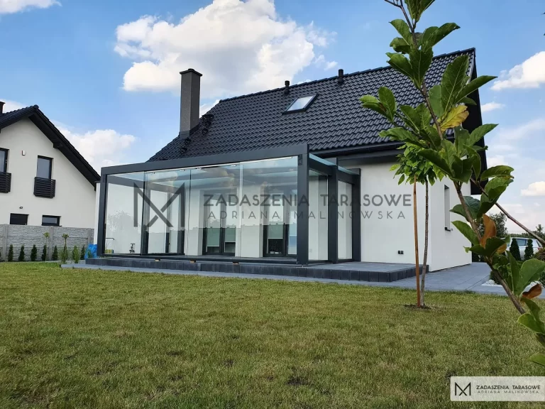 zadaszenie tarasu jak aluminium