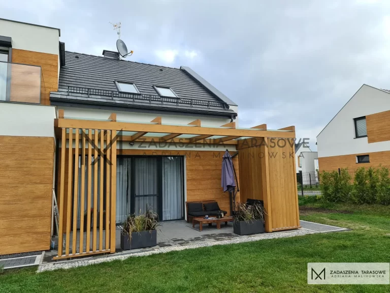zadaszenie tarasu konstrukcja drewniana