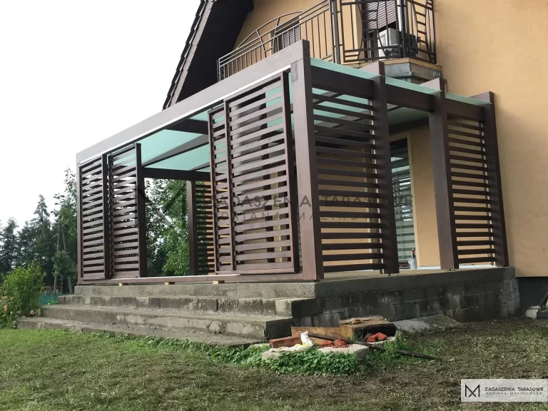 zadaszenie tarasu rozsuwane