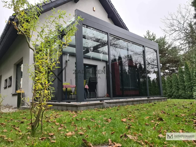 Nowoczesne zadaszenia tarasow jak aluminium szkło