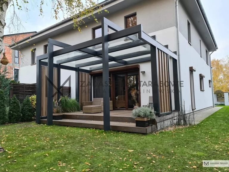 zadaszenie tarasu w bliźniaku