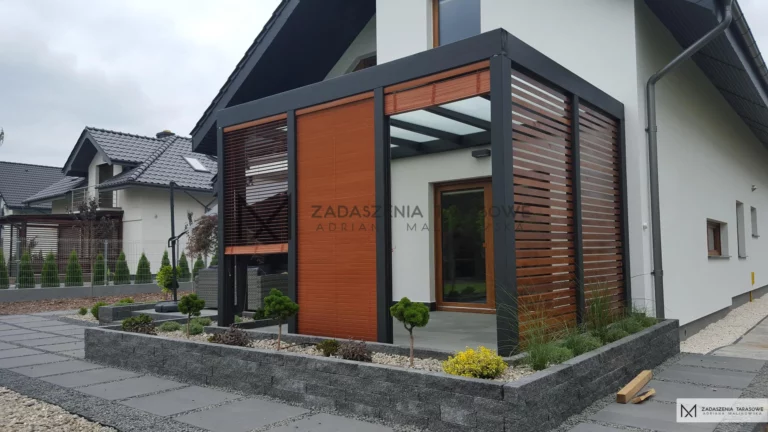 częściowe zadaszenie tarasu