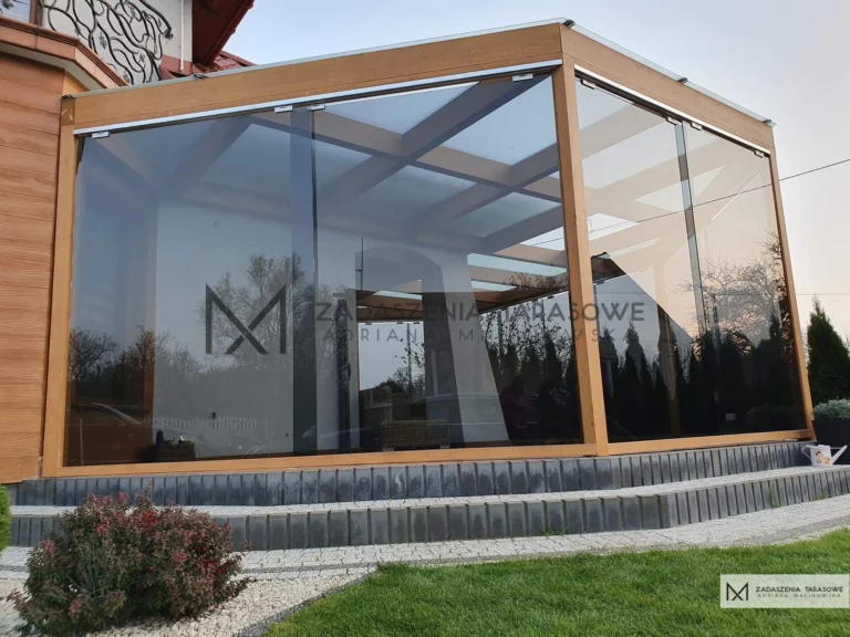 przesuwne szkło w zadaszeniu