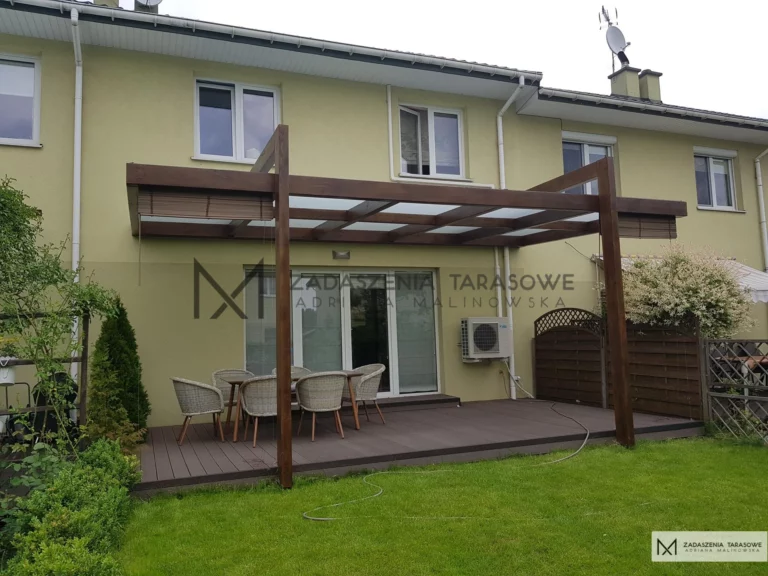 mocowanie zadaszenia tarasu