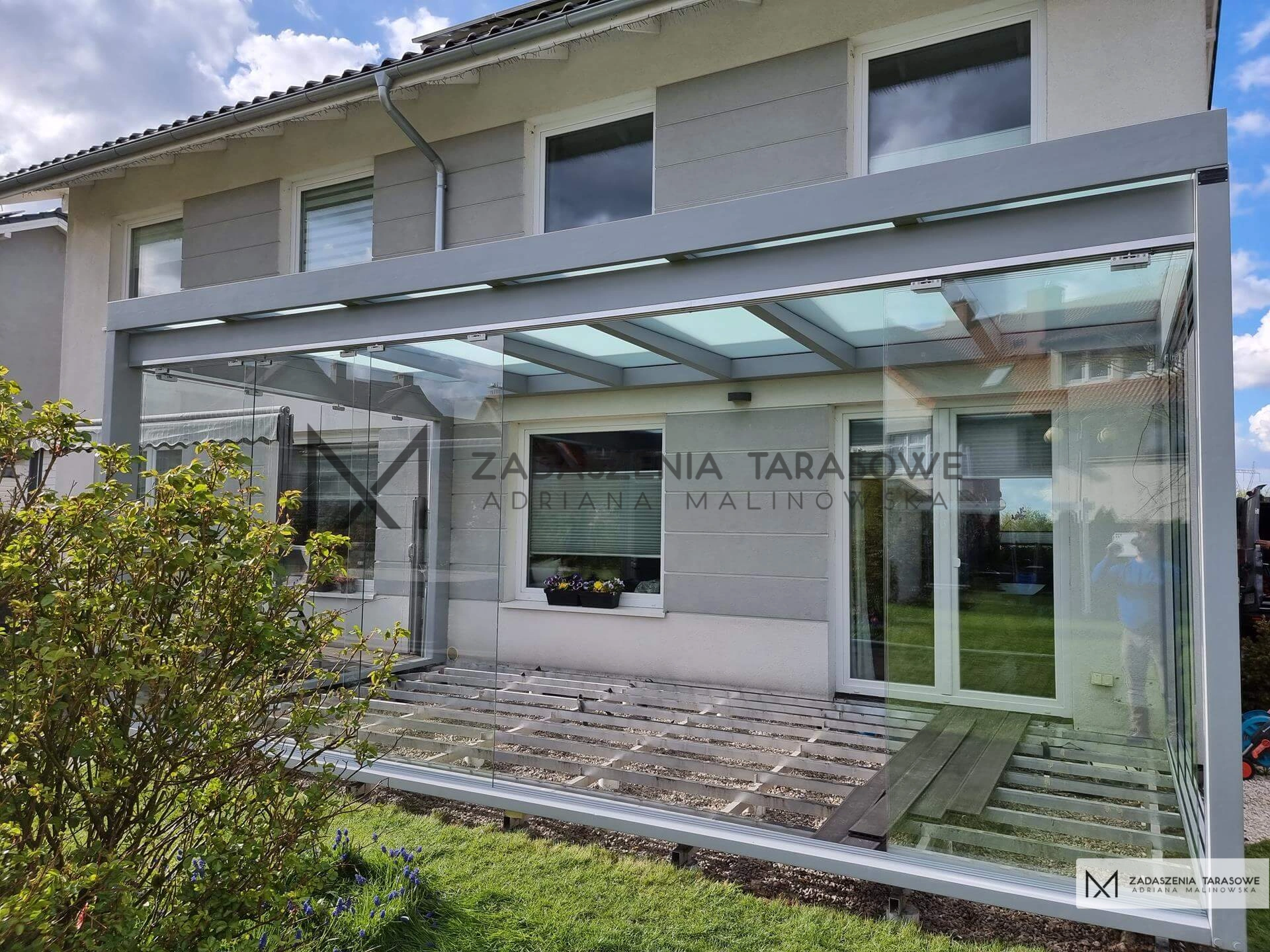 Zadaszenie tarasu ral 7046