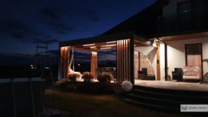 oświetlenie pod zadaszeniem