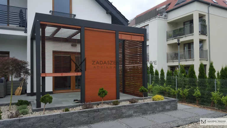 szklane zadaszenie tarasu