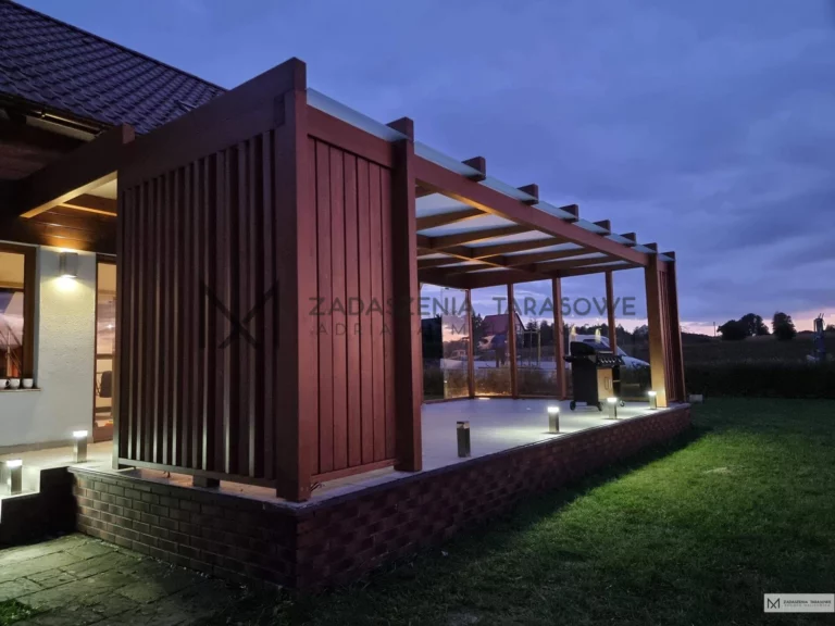 podświetlenie w zadaszeniu