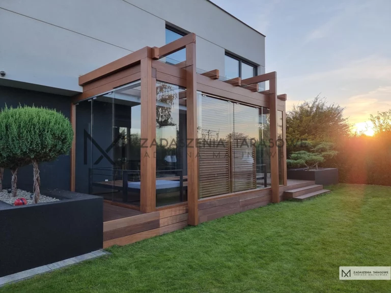 zadaszenia tarasów pergola nowoczesna
