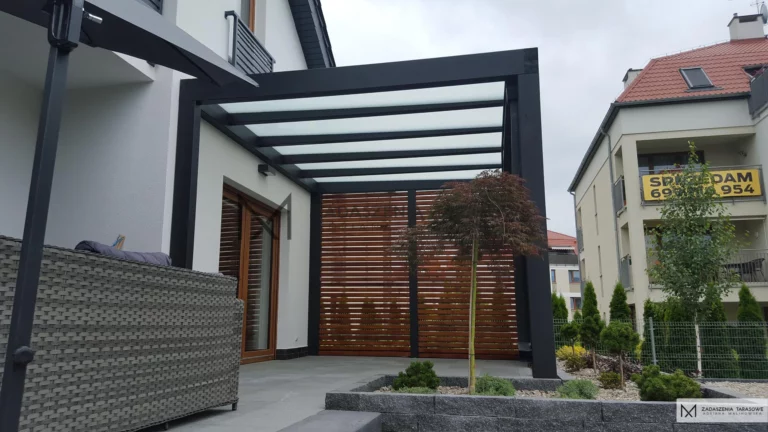 zadaszenie dużego tarasu