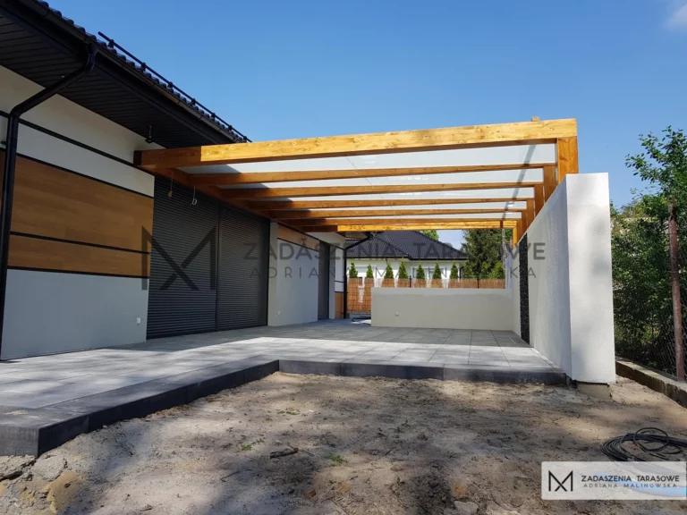 zadaszenie pergola na murek
