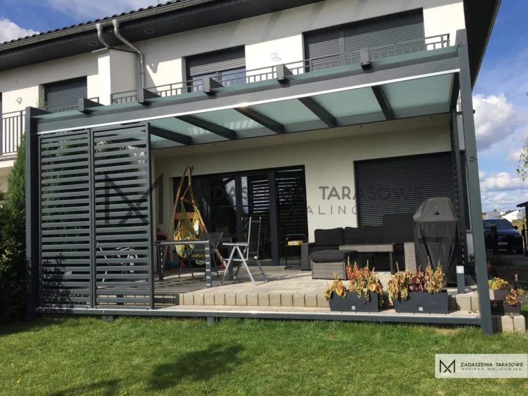 pergola tarasowa zadaszenie tarasu z drewna