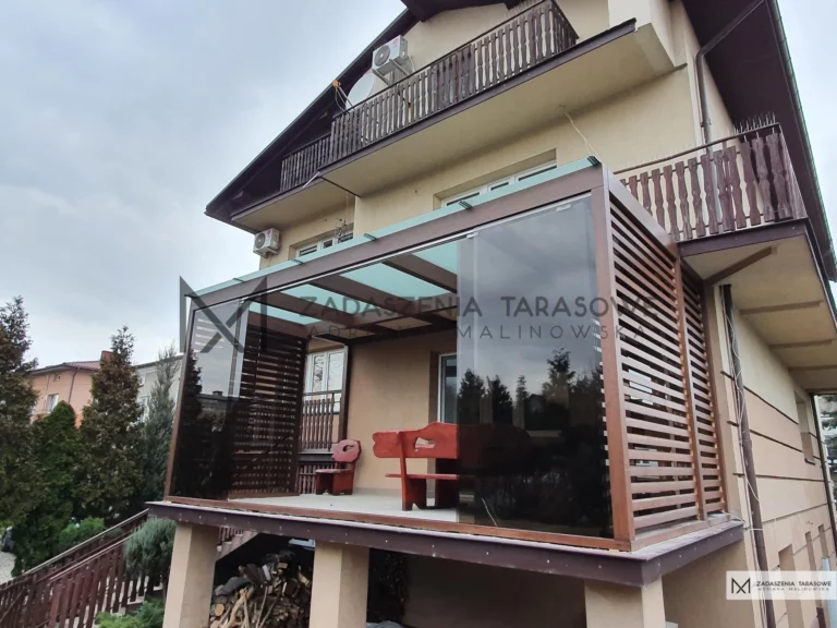 zadaszenie balkonu nowoczesne