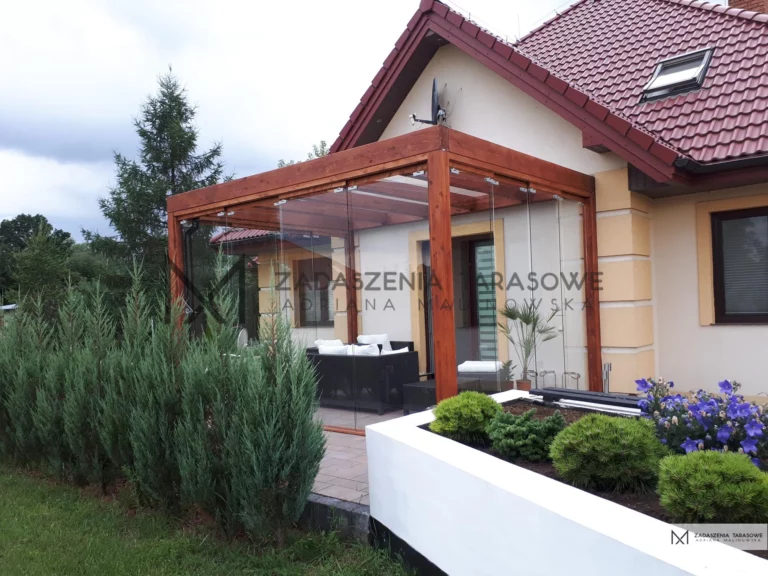 zadaszenie tarasu złoty dąb