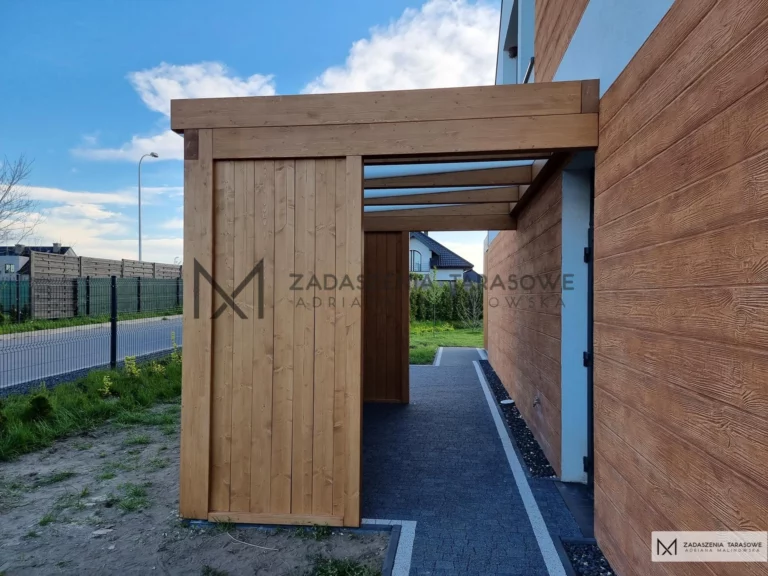 zadaszenie wiata narzędziowa nowoczesna