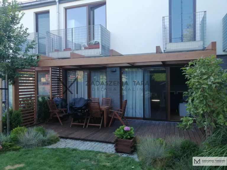zadaszony taras ogrodowy