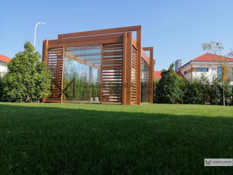 altana ogrodowa drewniana