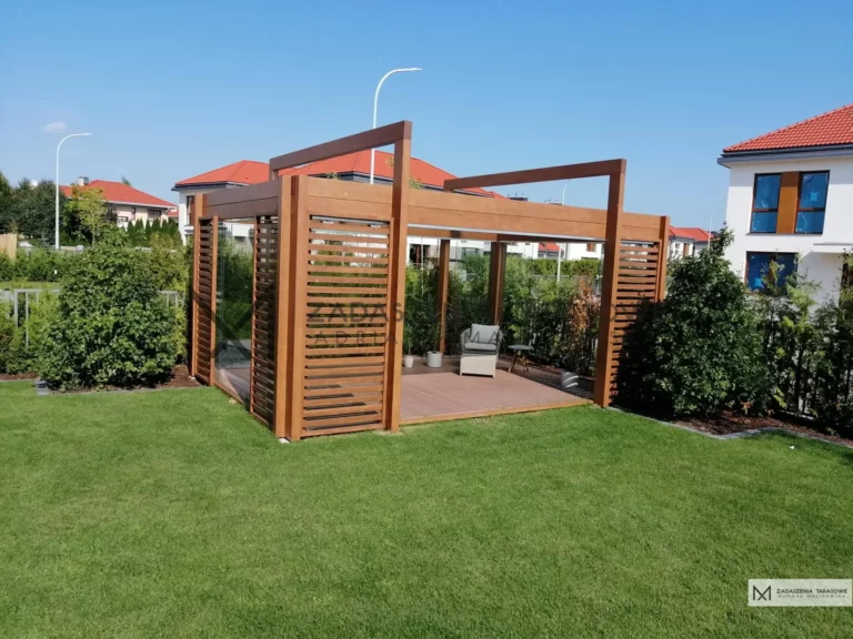 altana ogrodowa drewniana wolnostojąca