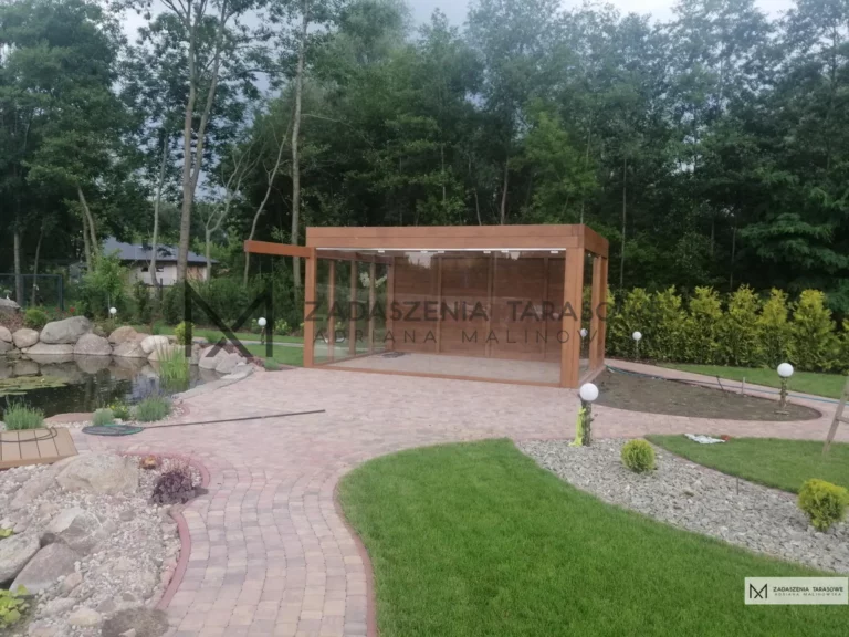 altana w ogródku