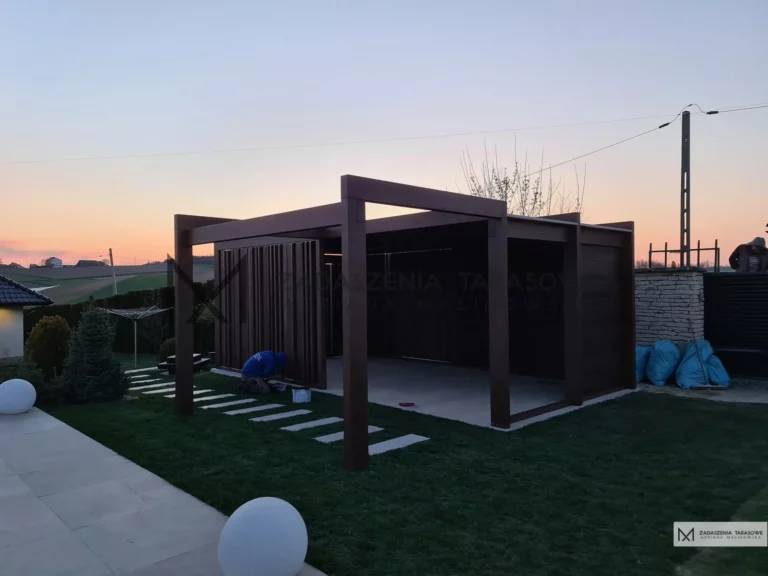 Altany ogrodowe nowoczesne