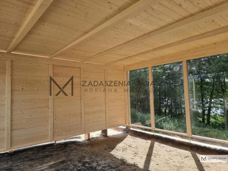 nowoczesne altany ze szkłem aranżacja