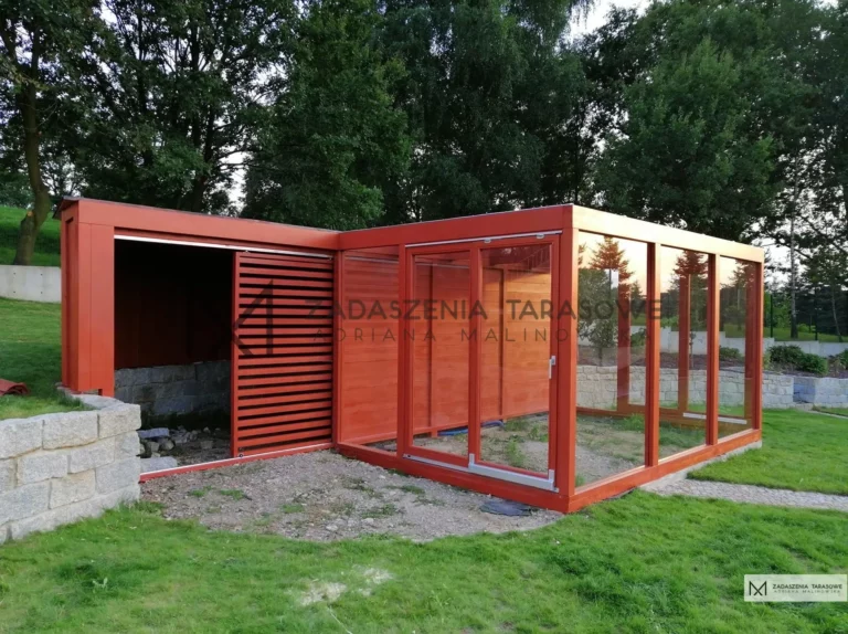 altana całoroczna z drzwiami