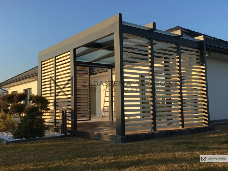 altana ogrodowa dwa kolory