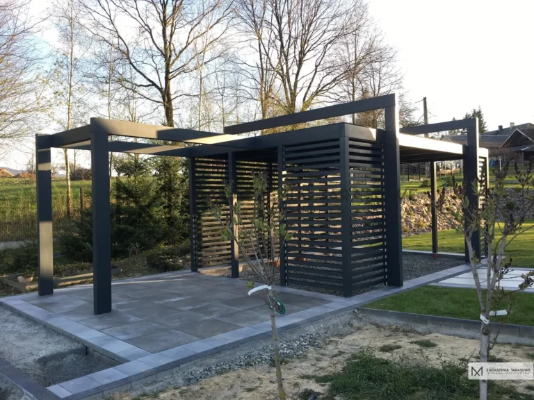 altana ogrodowa z grillem