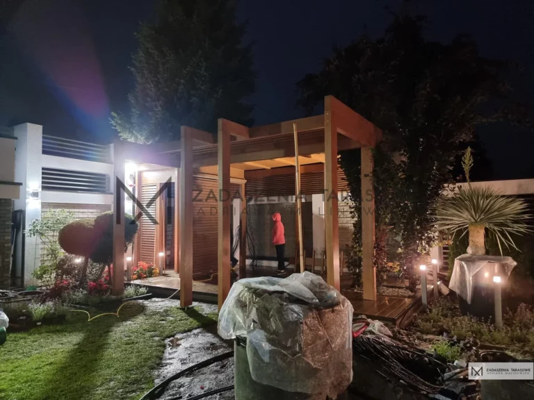 altana z drewna klejonego BSH