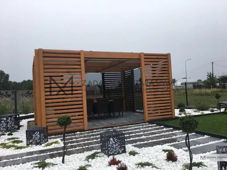 altana ze szkłem cube