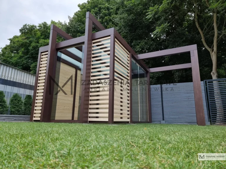 nowoczesna altanka ogrodowa