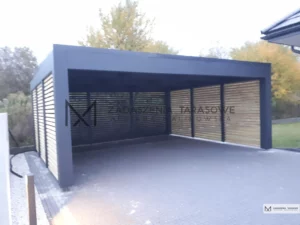 carport nowoczesny garaż
