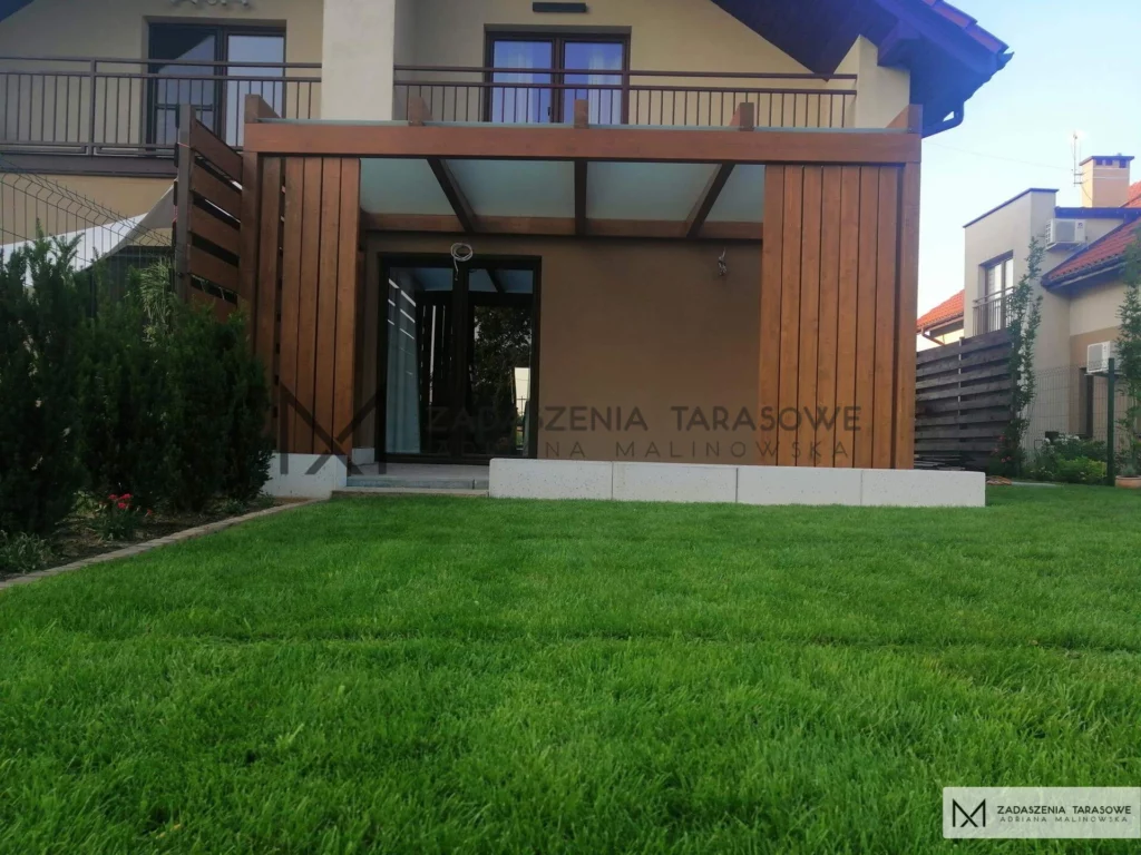 drewniane zadaszenia tarasów