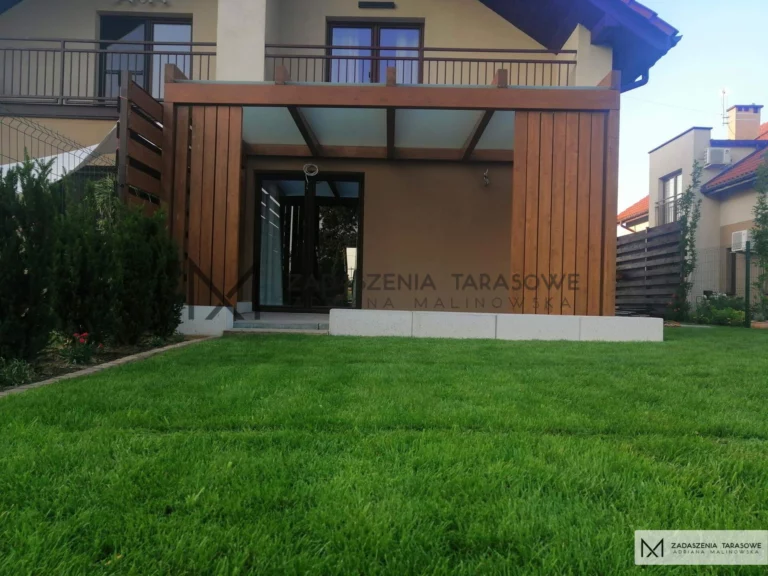 drewniane zadaszenia tarasów
